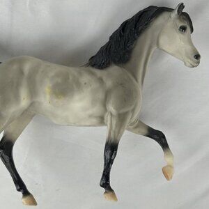 Breyer Greystreak Action Arabian #899 Black Stallion Mold Grey Horse
